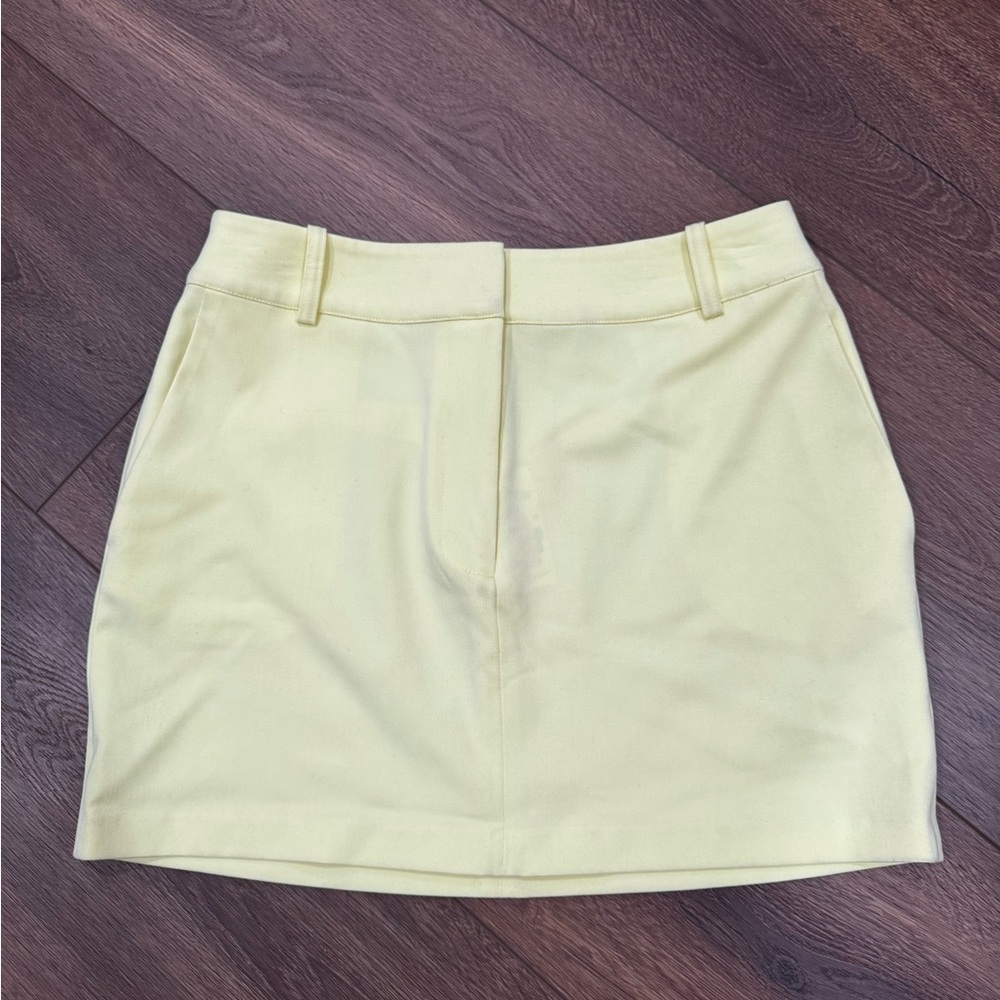 Favorite Daughter Yellow Mini Skirt